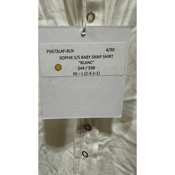 Pistola Women’s Sophie S/S Baby Snap Shirt - Picture 3 of 4